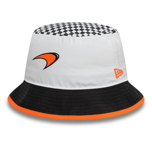 Bucket Hat McLaren Racing F1 New Era Checkered Tapered – Temporada 2025