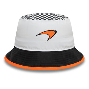 Bucket Hat McLaren Racing F1 New Era Checkered Tapered – Temporada 2025