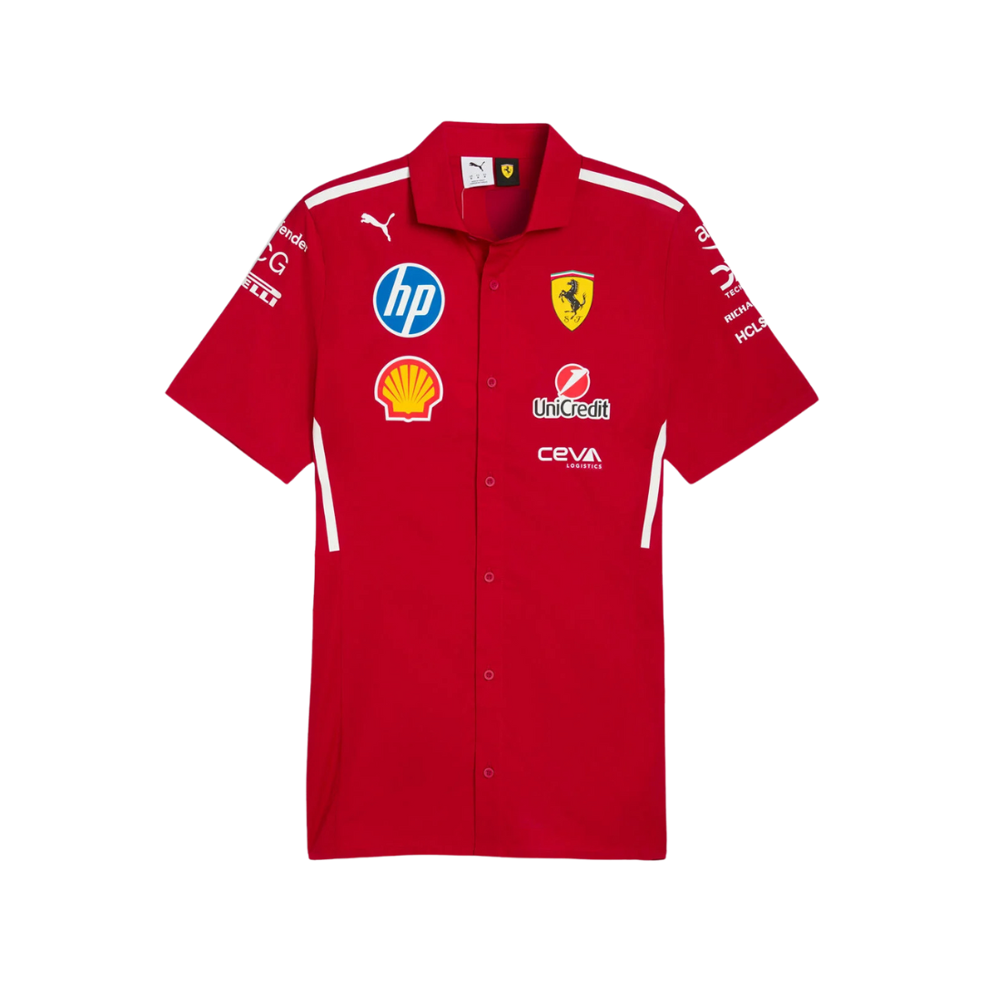 Camisa de Vestir Scuderia Ferrari F1 PUMA 2025 Team – Pitshop