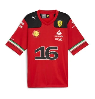 American Football Jersey Scuderia Ferrari Charles Leclerc Special Edition GP Austin Season **2023** 