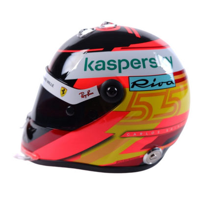 Casco Mini Helmet 1:2 Carlos Sainz Scuderia Ferrari 2021