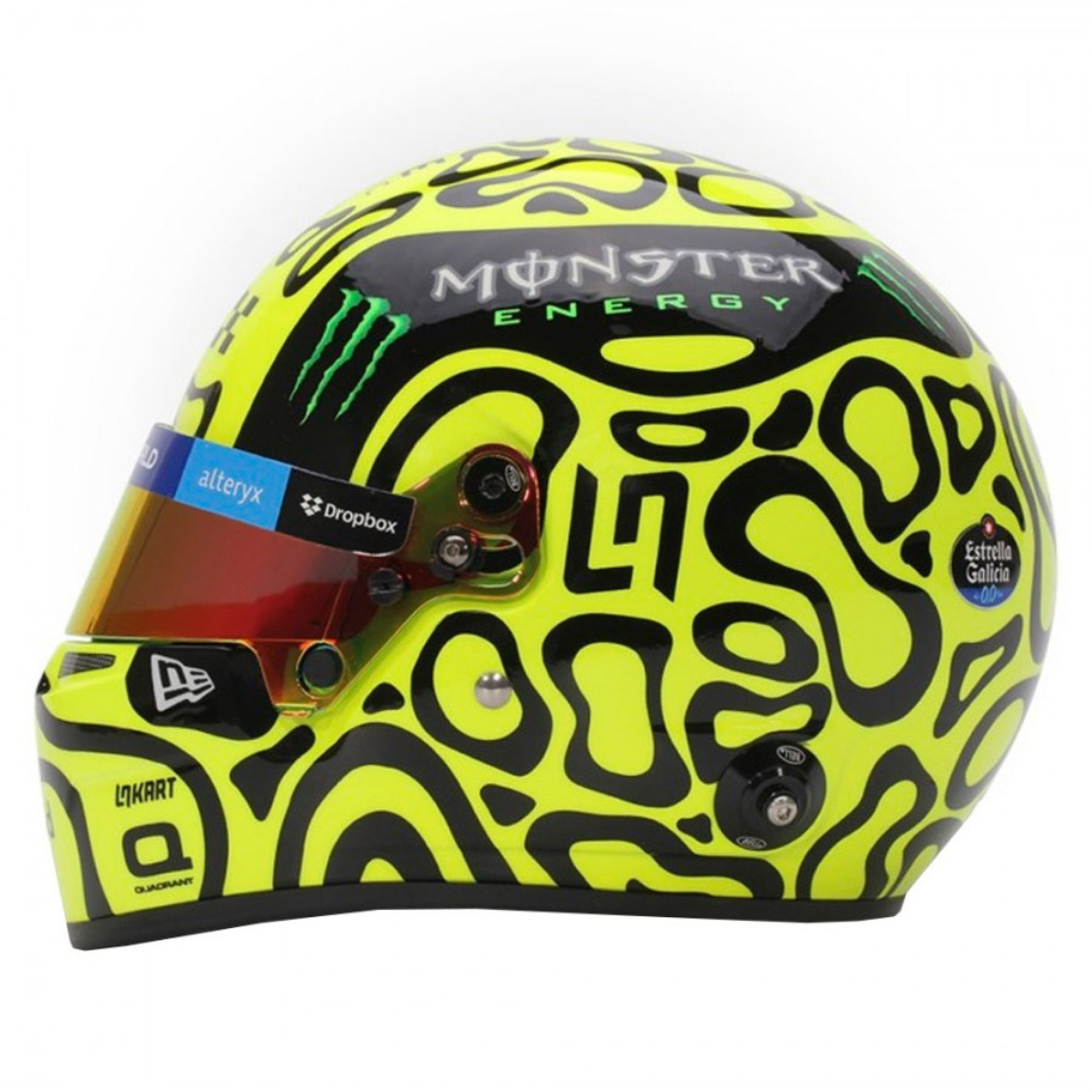 Casco Mini Helmet 1:2 Lando Norris McLaren 2024