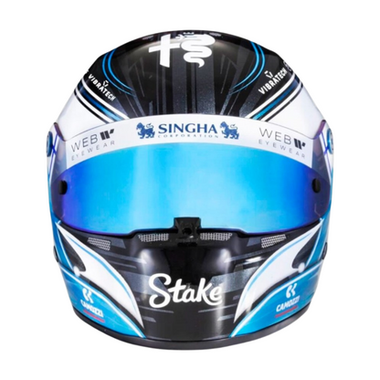 Casco Mini Helmet 1:2 Valtteri Bottas Alfa Romeo 2023