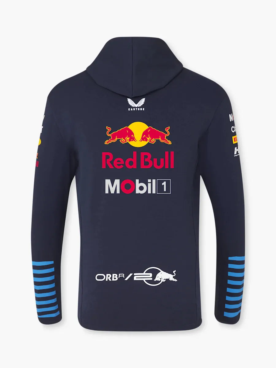 Chamarra Con Gorro Red Bull Castore Caballero Temporada **2024**