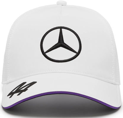 Gorra Mercedes AMG Petronas Lewis Hamilton Blanca Trucker **2024**