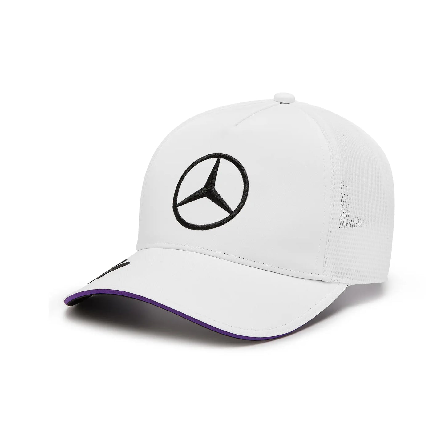 Gorra Mercedes AMG Petronas Lewis Hamilton Blanca Trucker **2024**