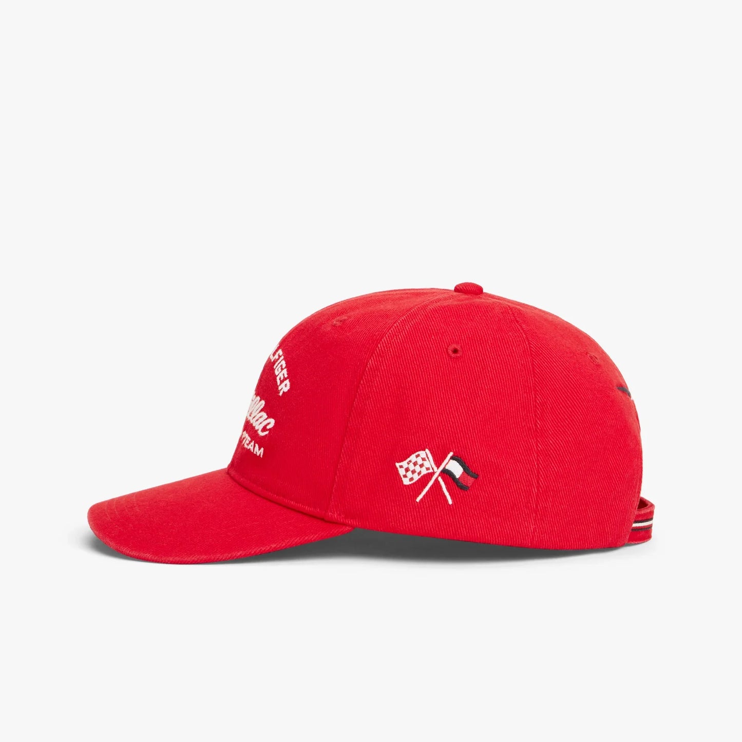 Gorra Varsity Roja 2026 – Tommy Hilfiger x Cadillac F1 Team | Oficial