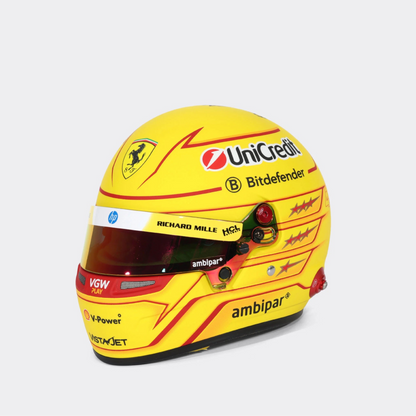 Mini Casco Lewis Hamilton Ferrari F1™ 2025 | Bell 1:2 Edición Coleccionista