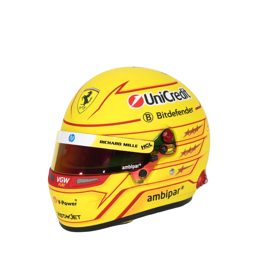 Mini Casco Lewis Hamilton Ferrari F1™ 2025 | Bell 1:2 Edición Coleccionista