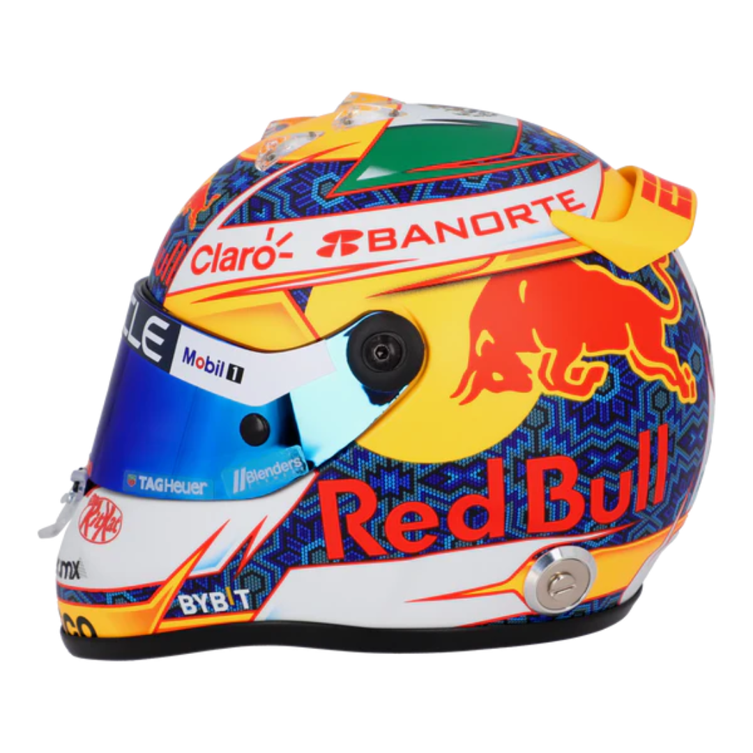 Mini Casco Sergio Pérez Temporada 2024 Scale 1:2