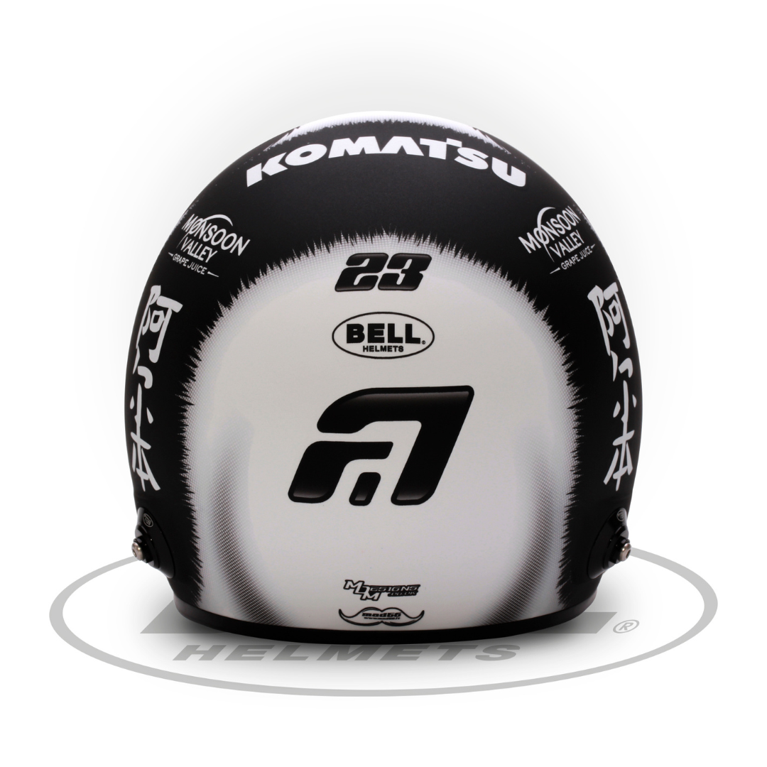 Mini casco de Fórmula 1 Bell a escala 1:2 Alex Albon GP de China 2024 Williams