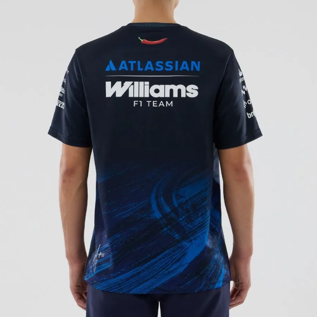 Camiseta Tech Carlos Sainz 55 Williams Racing F1™ Azul Marino