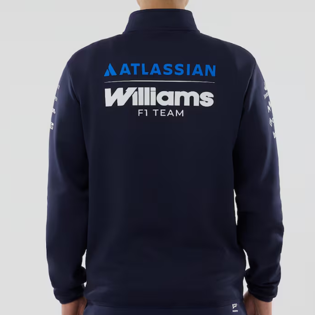 Williams Racing Navy Mid Layer 1/4 Zip New Era Oficial F1™