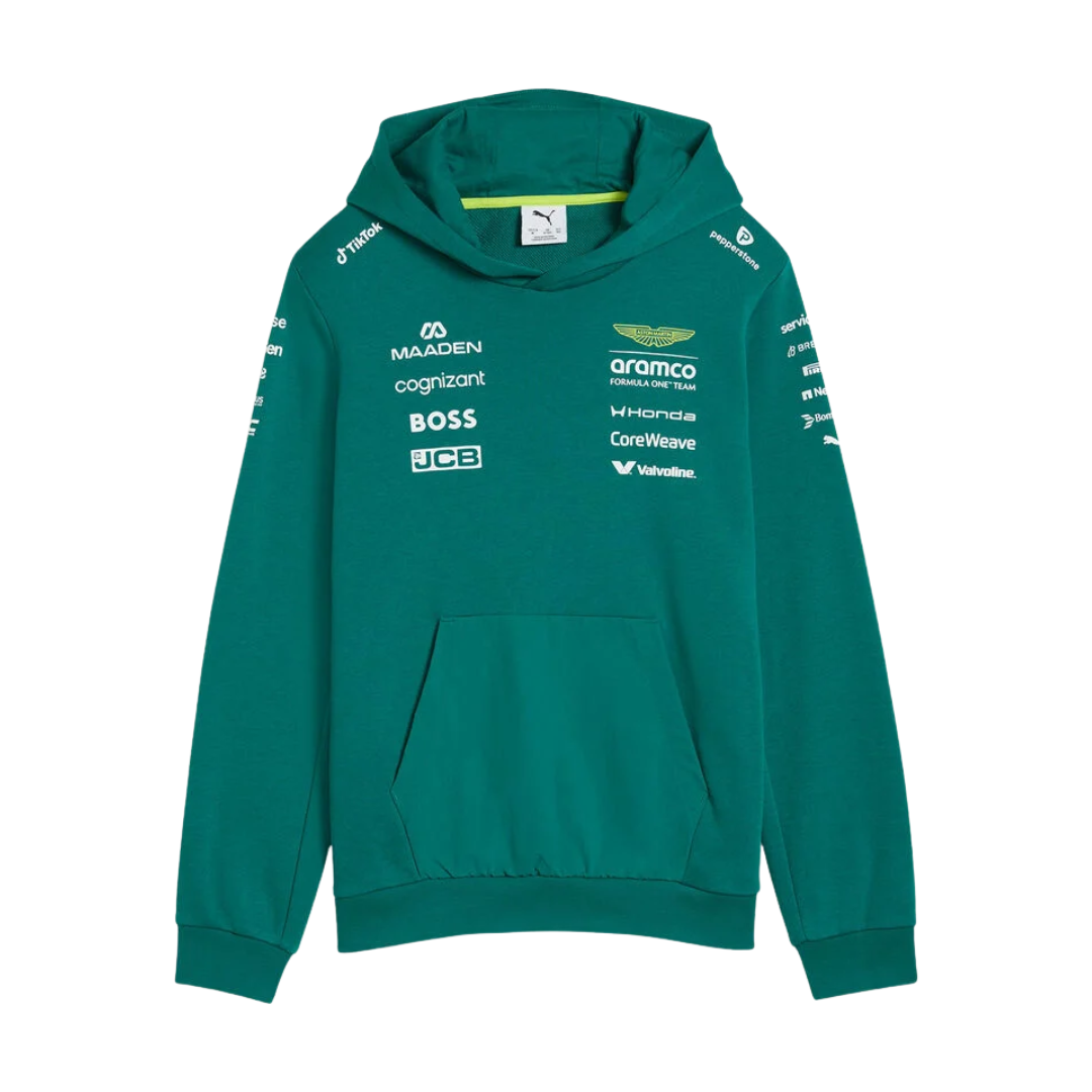 Sudadera Infantil Aston Martin F1™ Team 2026 Hoodie PUMA Oficial - B2B