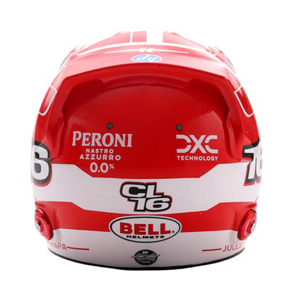 Mini Casco Charles Leclerc Ferrari F1™ 2025 Escala 1:5 Looksmart