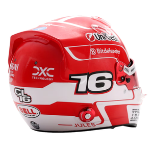 Mini Casco Charles Leclerc Ferrari F1™ 2025 Escala 1:5 Looksmart - B2B