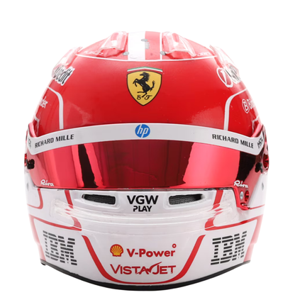 Mini Casco Charles Leclerc Ferrari F1™ 2025 Escala 1:5 Looksmart