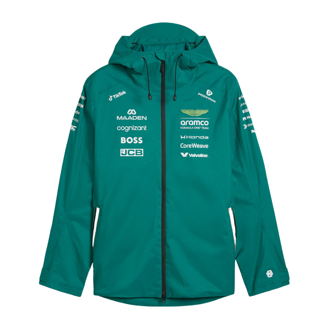 Chamarra Impermeable Aston Martin F1™ Team Rain Jacket 2026 PUMA Oficial - B2B