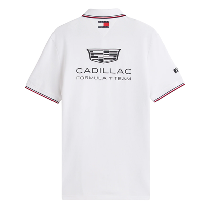 Polo Cadillac F1™ Team 2026 Tommy Hilfiger Oficial Blanco