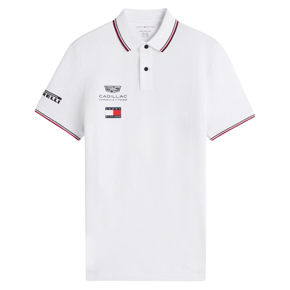 Polo Cadillac F1™ Team 2026 Tommy Hilfiger Oficial Blanco