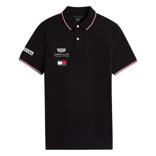 Polo Cadillac F1™ Team 2026 Negro Tommy Hilfiger Oficial