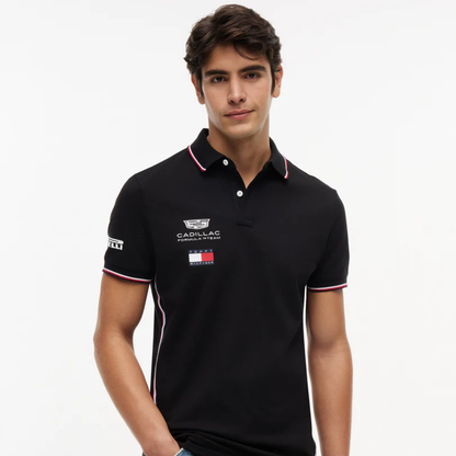 Polo Cadillac F1™ Team 2026 Negro Tommy Hilfiger Oficial