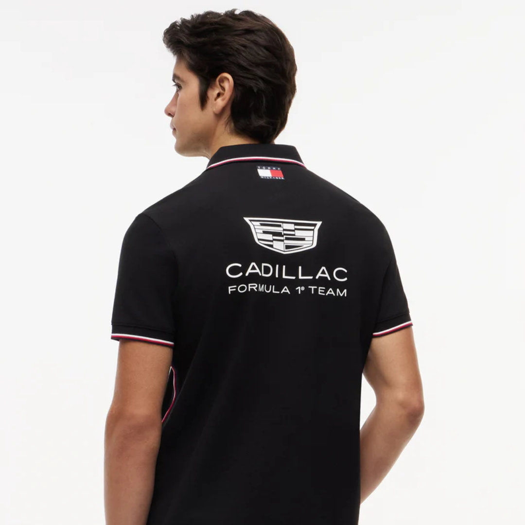 Polo Cadillac F1™ Team 2026 Negro Tommy Hilfiger Oficial