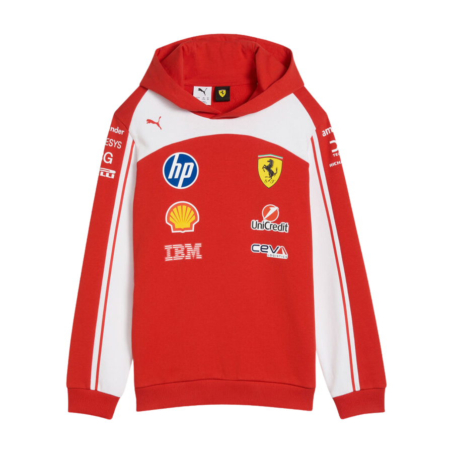 Sudadera Infantil Scuderia Ferrari F1™ 2026 Team Hoodie PUMA Oficial