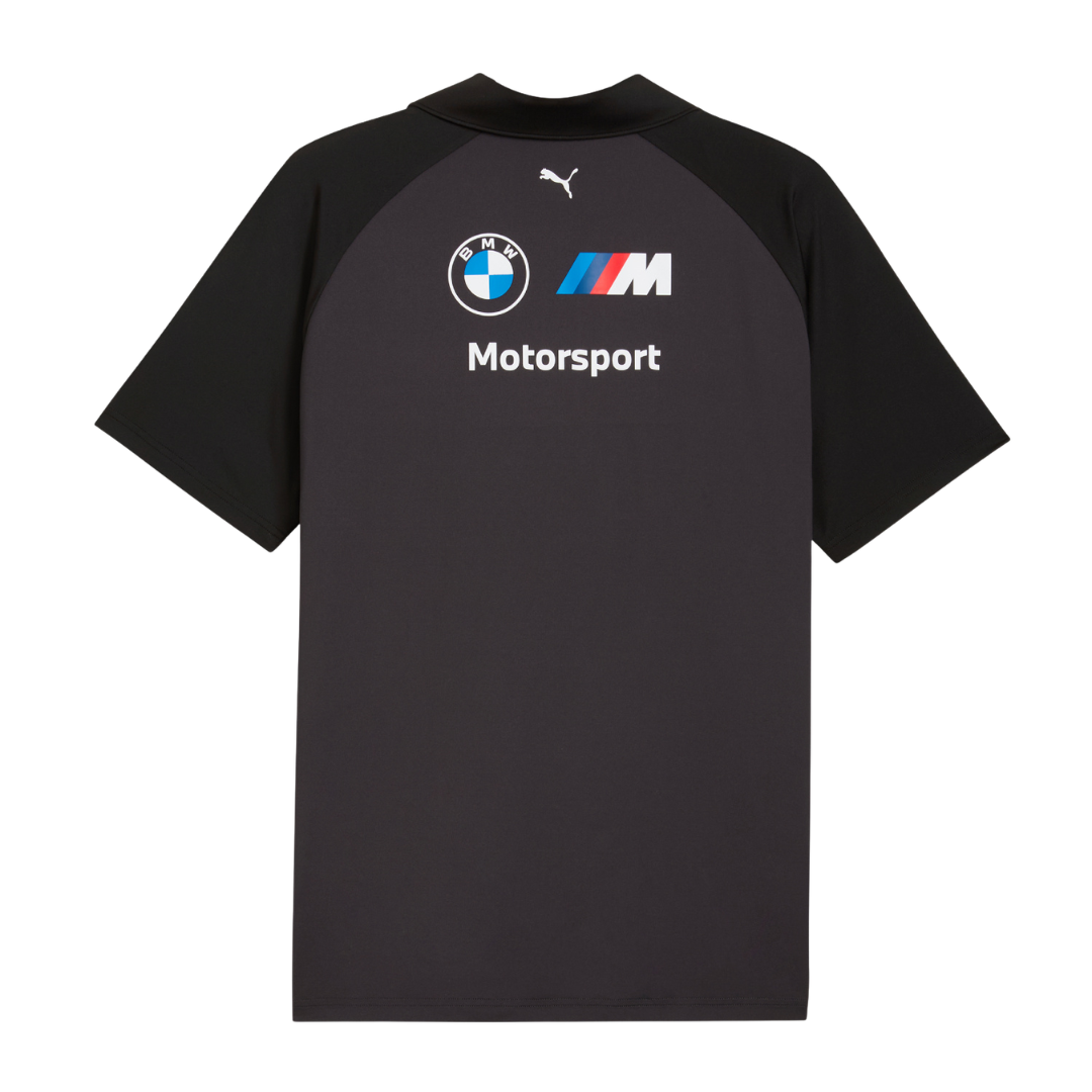 Polo BMW Motorsport PUMATech 2026 Hombre Negro Oficial
