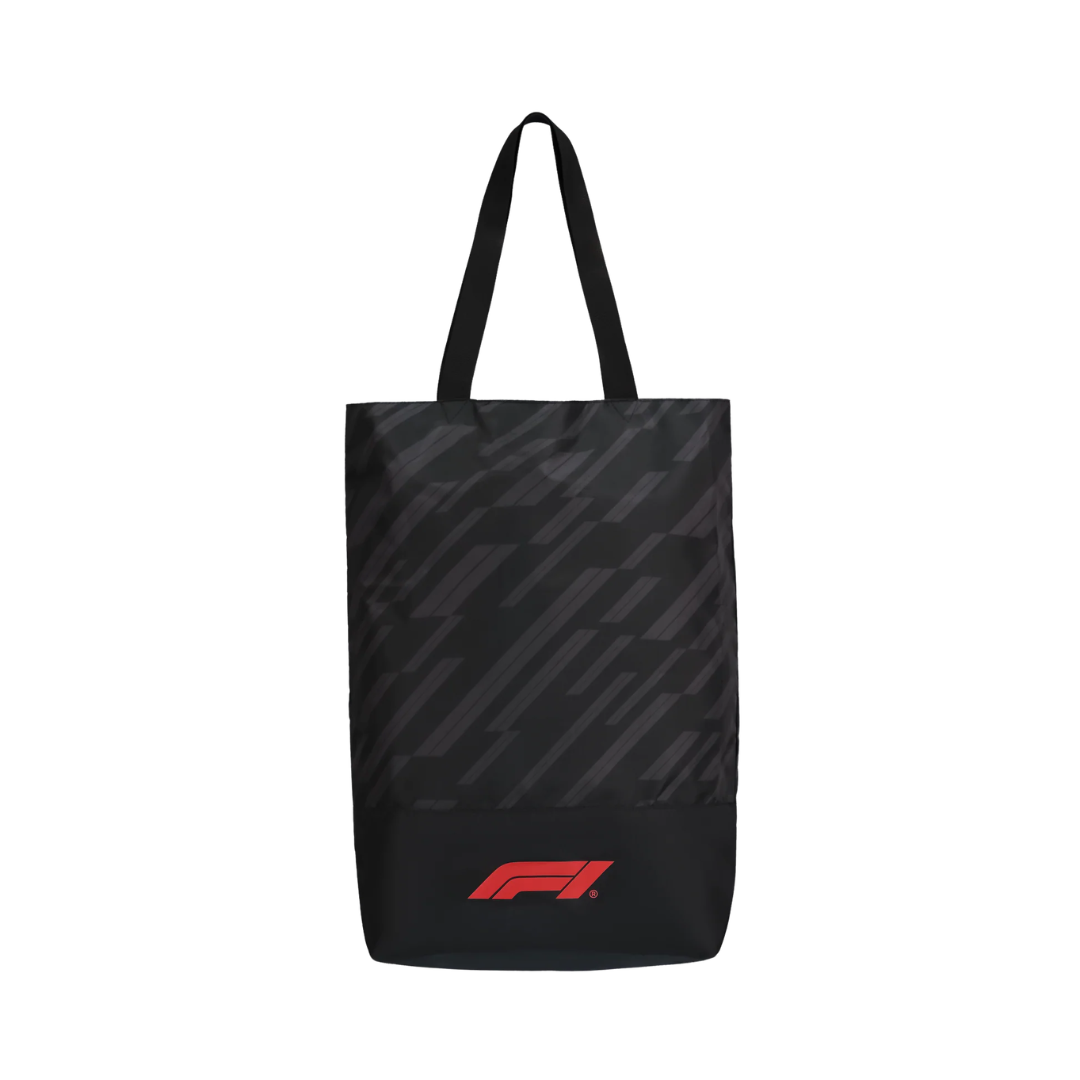 Bolsa Tote Fórmula 1™ Negra Plegable Unisex Oficial