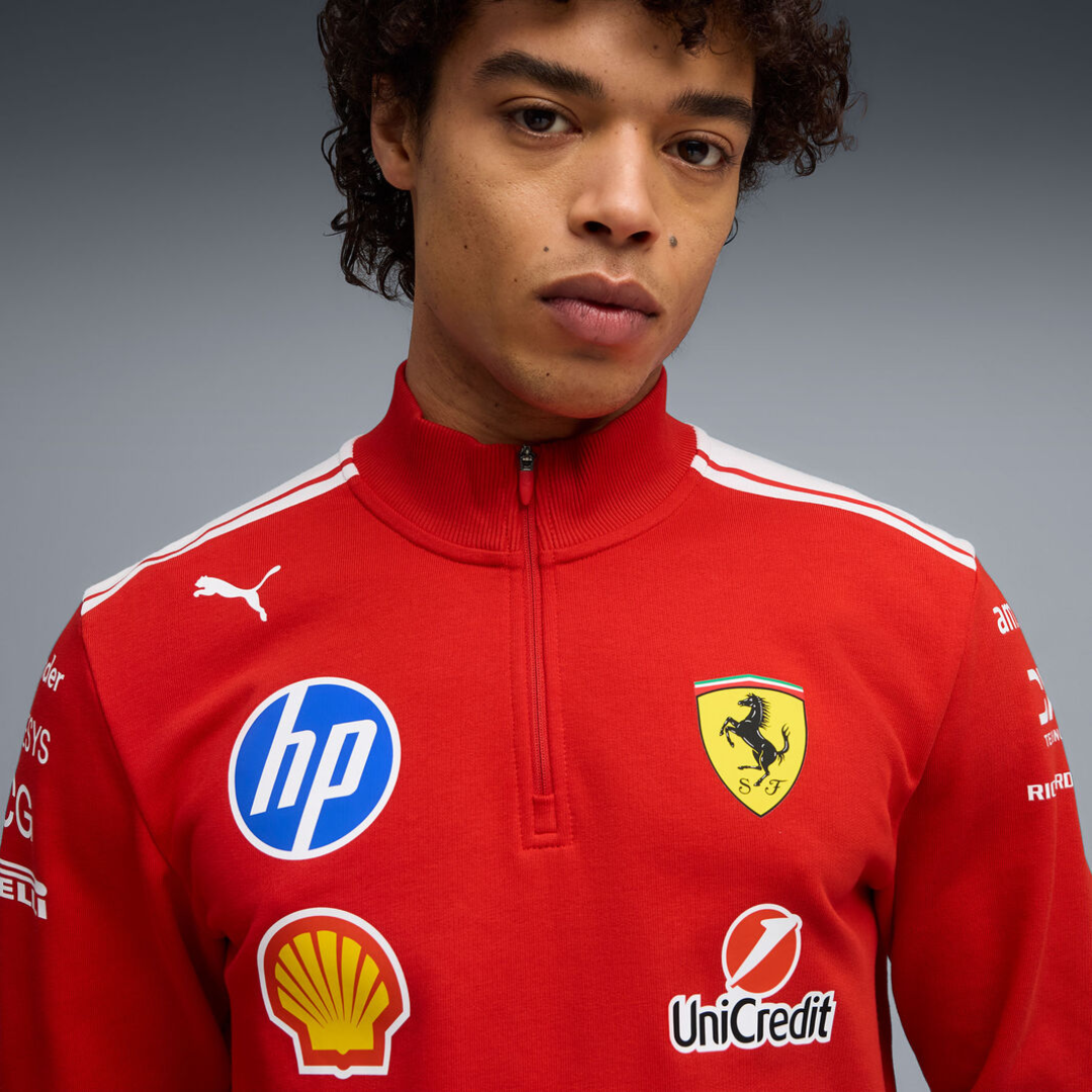 Sudadera Cierre 1/4 Scuderia Ferrari F1™ 2026 Team T7 PUMA Unisex Oficial