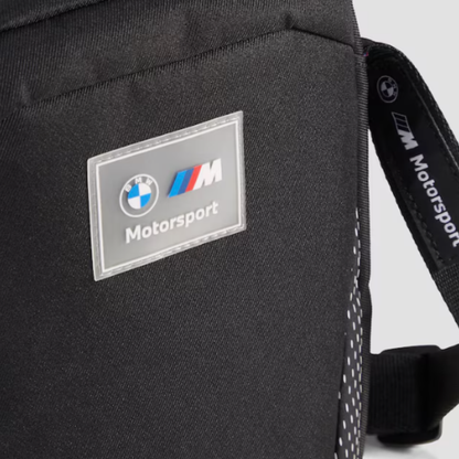 Bolso de Hombro BMW M Motorsport PUMA Negro Ajustable Oficial