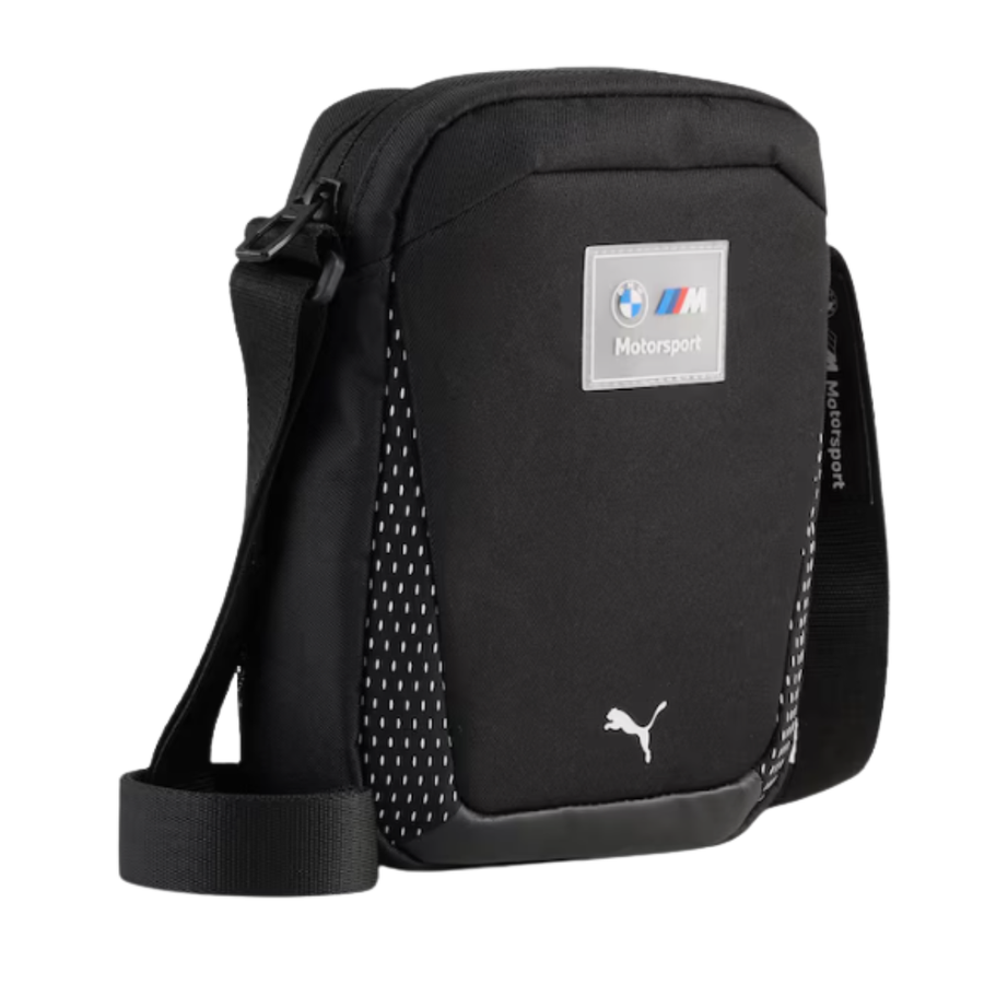 Bolso de Hombro BMW M Motorsport PUMA Negro Ajustable Oficial
