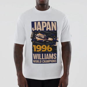 Playera Williams F1™ Japón 2026 Graphic Tee Damon Hill Blanca