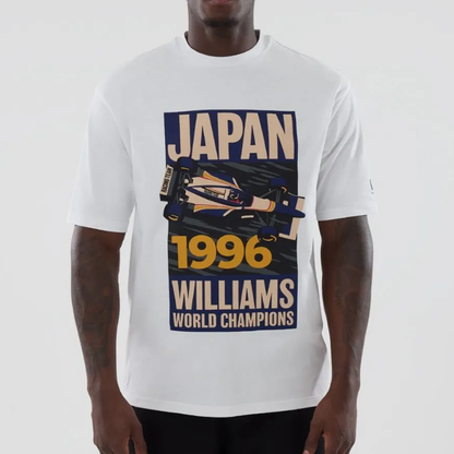 Playera Williams F1™ Japón 2026 Graphic Tee Damon Hill Blanca