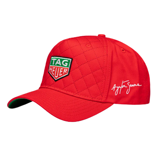 Gorra TAG Heuer x Senna Acolchada Edición Limitada Racing