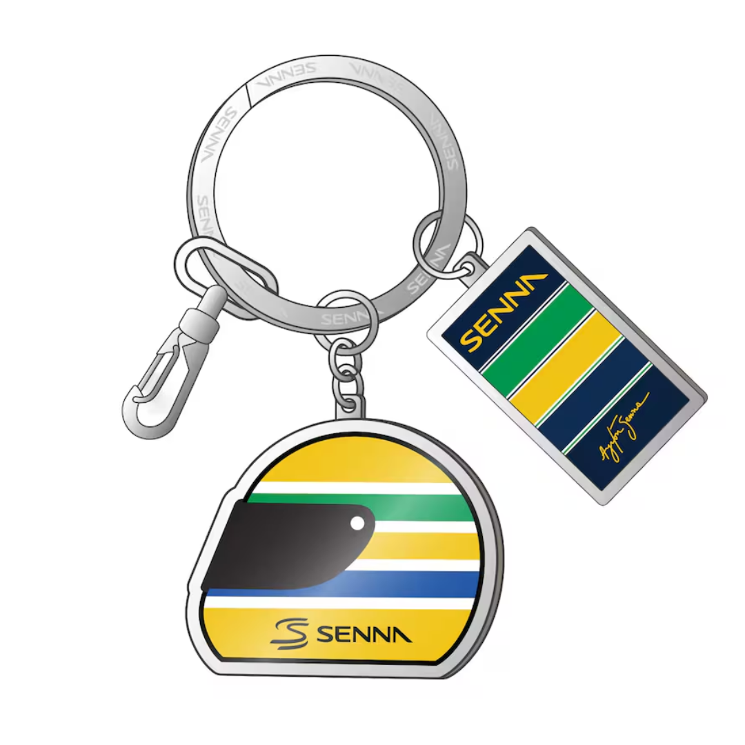 Llavero Casco Ayrton Senna F1™ Oficial Souvenir Racing