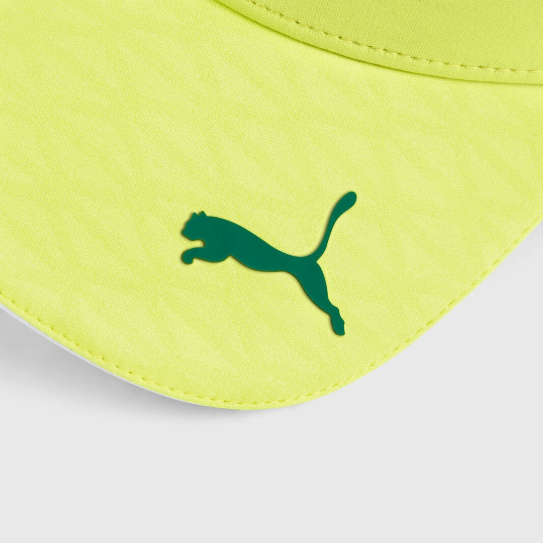 Gorra Fernando Alonso Aston Martin F1™ 2026 Verde Lima PUMA Oficial Ajustable