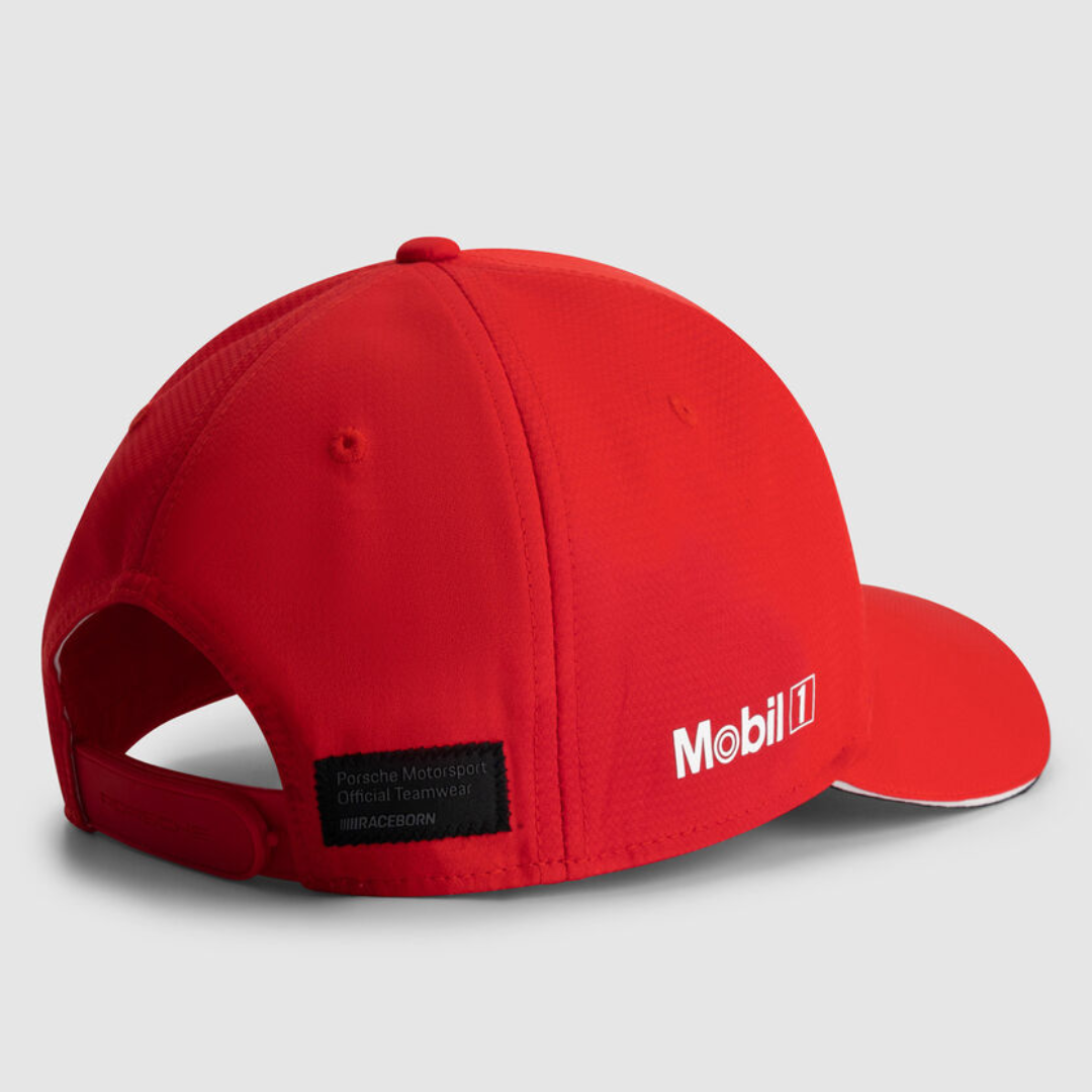 Gorra Porsche Motorsport Team PUMA Oficial Snapback Ajustable Roja