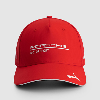 Gorra Porsche Motorsport Team PUMA Oficial Snapback Ajustable Roja