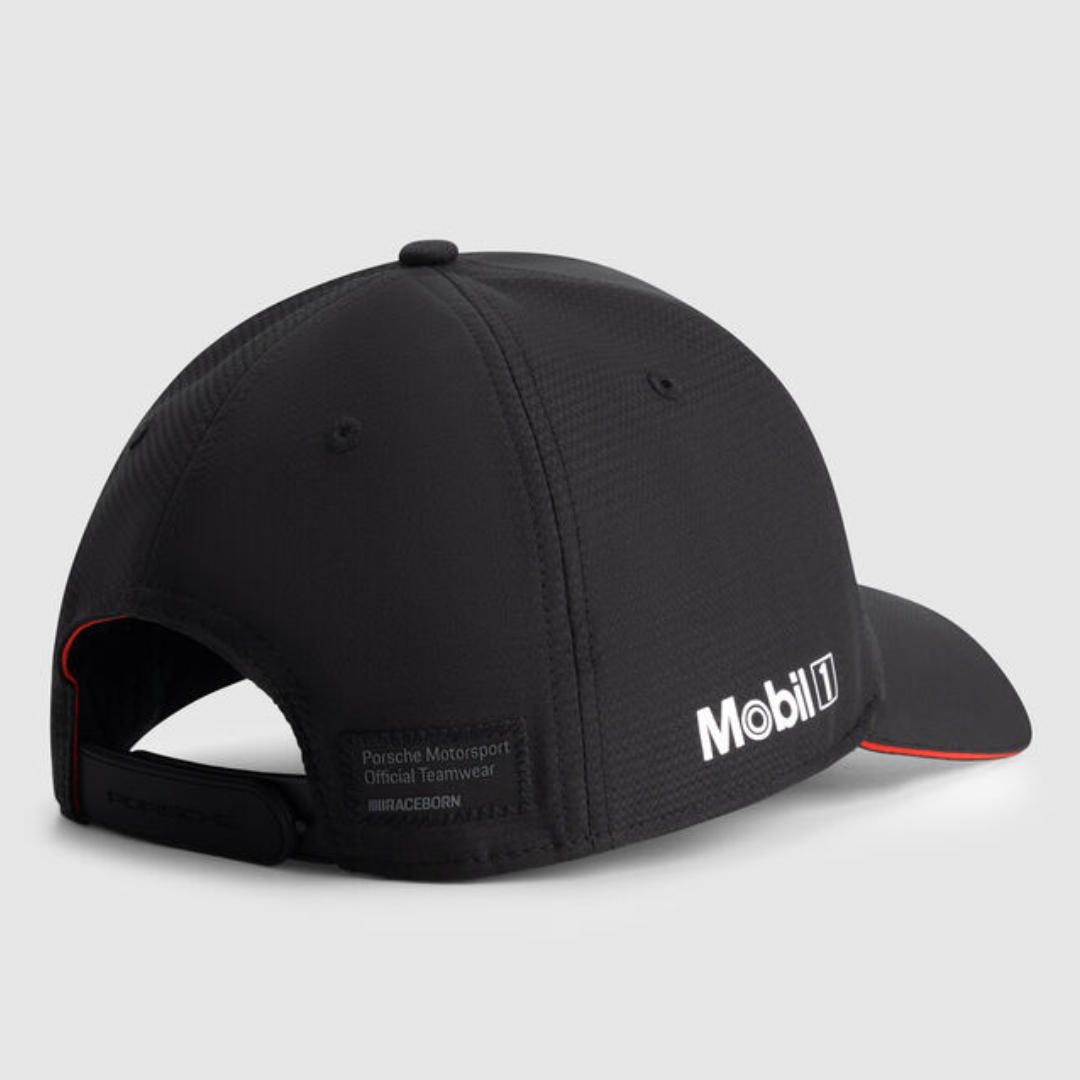 Gorra Porsche Motorsport Team PUMA Oficial Snapback Ajustable Negra