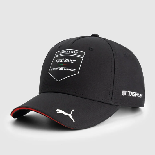 Gorra Porsche Formula E Team TAG Heuer PUMA Oficial Snapback Ajustable