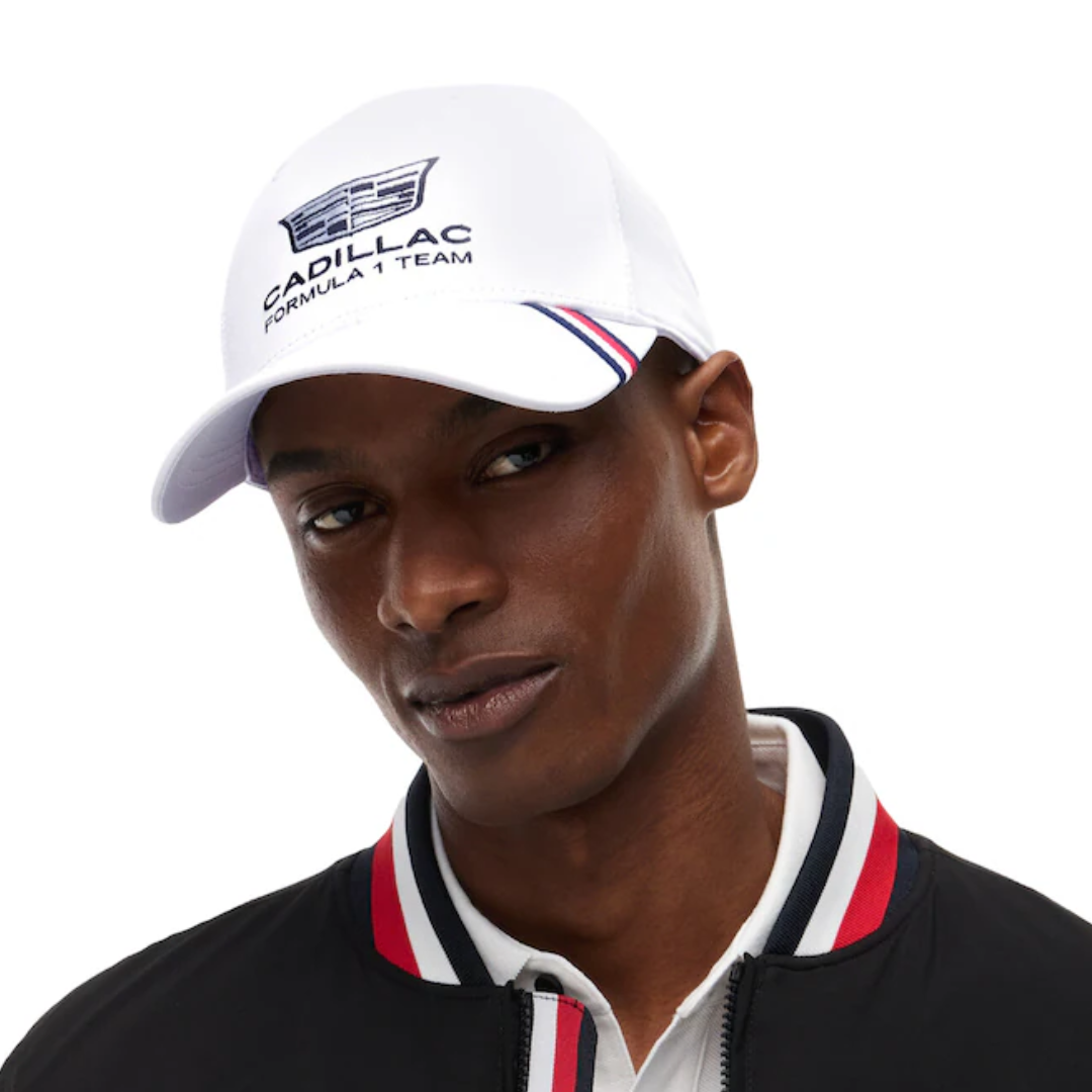 Gorra Cadillac F1™ Tommy Hilfiger 2026 Team Blanca Oficial Ajustable