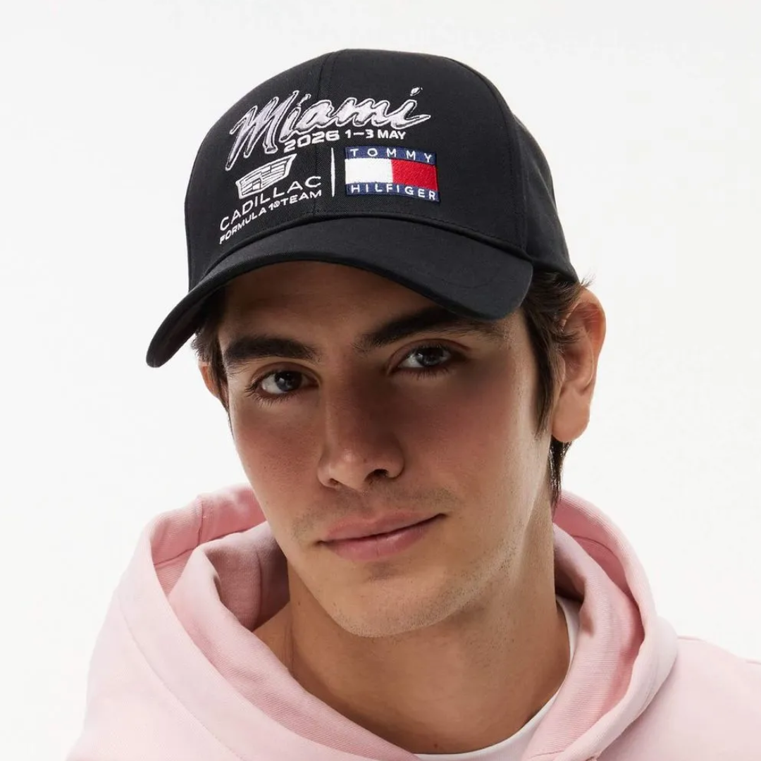 Gorra Miami Cadillac F1™ Tommy Hilfiger 2026 Algodón Ajustable