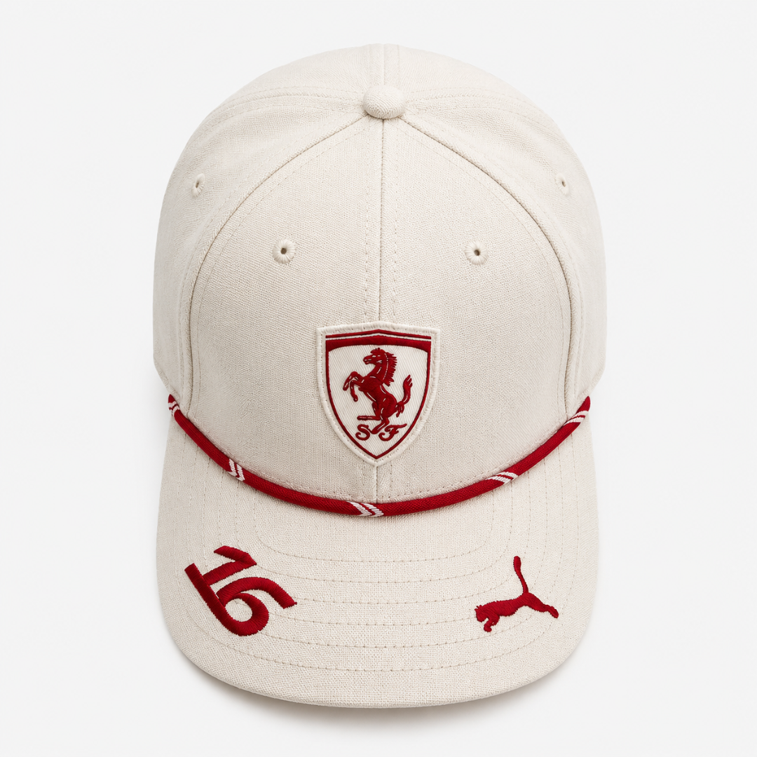 Gorra Charles Leclerc Ferrari F1™ Mónaco 2026 Edición Especial