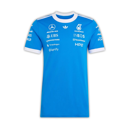 Playera Mercedes AMG Petronas F1™ Blue Wonder Silverstone 2026 adidas