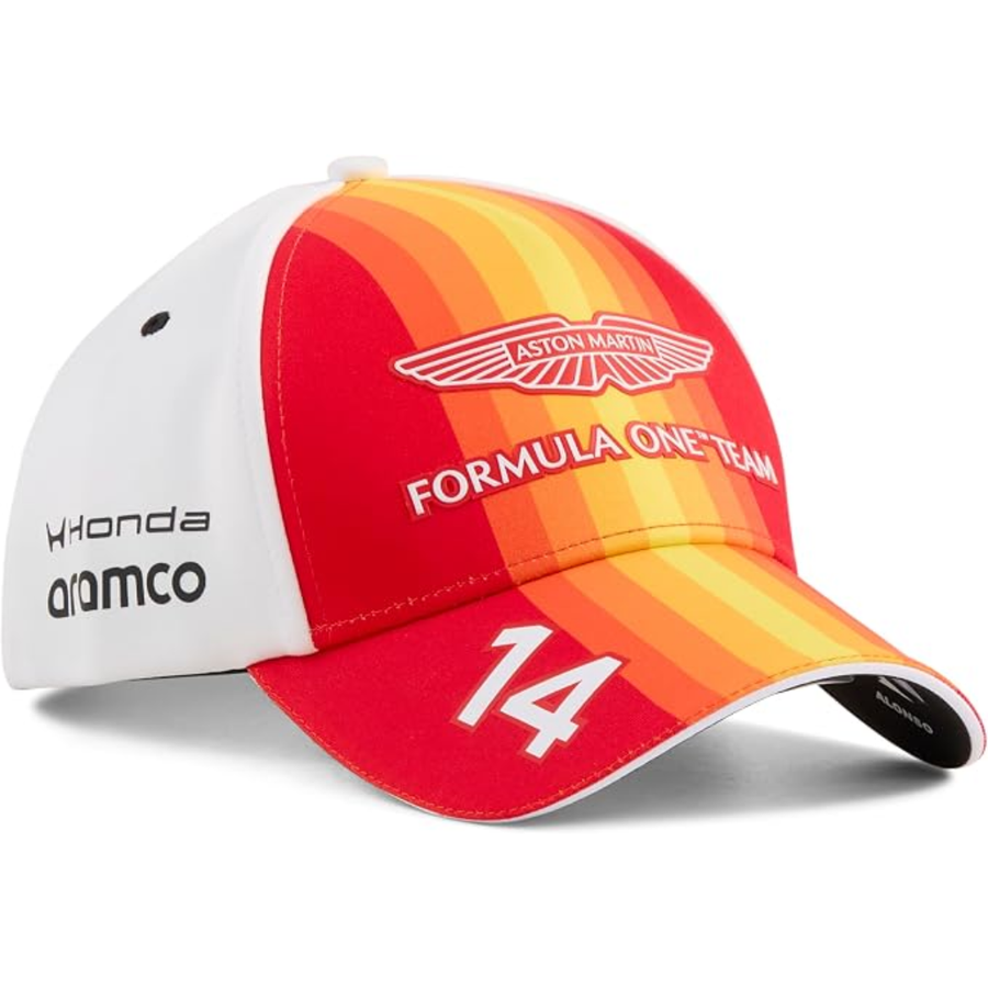 Gorra Fernando Alonso Aston Martin F1™ GP de España 2026 Blanca PUMA