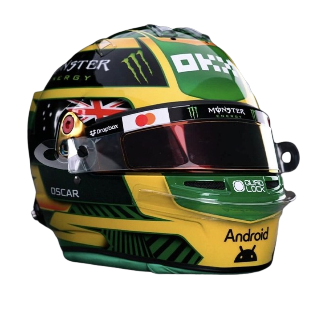 Casco Oscar Piastri GP Australia 2026 Bell 1:2 Oficial