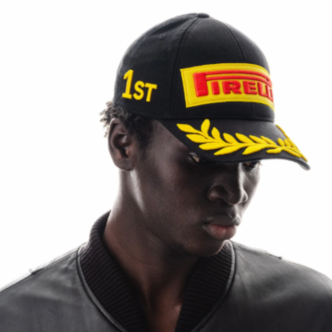 Gorra Pirelli Podium Negra 2026 F1™ Oficial Edición Ganadores