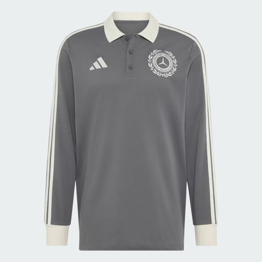 Polo Mercedes AMG Petronas F1™ Silver Arrows Icon adidas Manga Larga